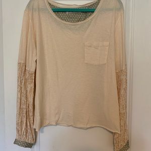 Free People long sleeve shirt